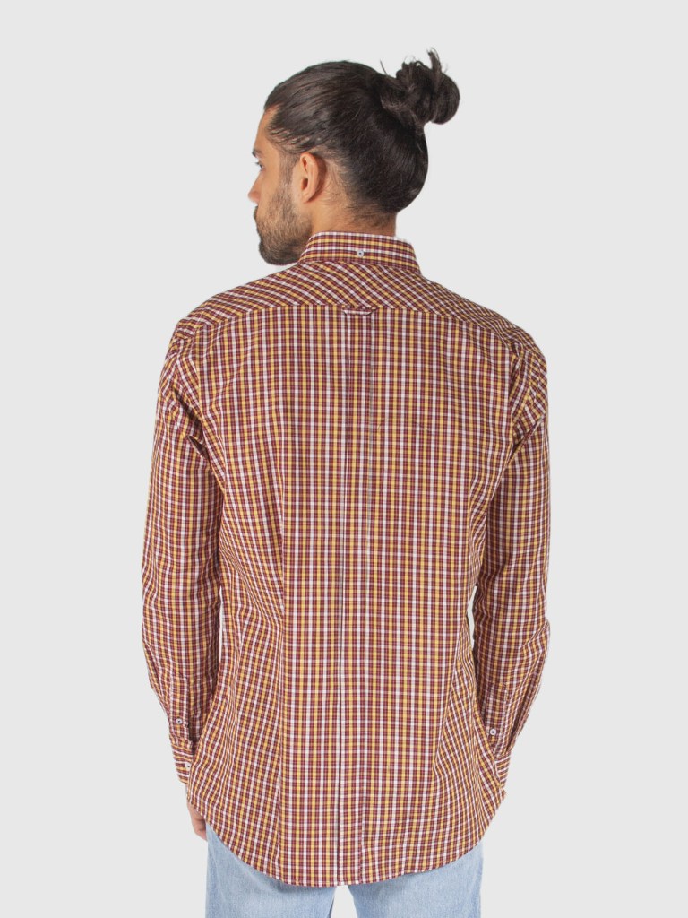 Ben Sherman Camicia Uomo Maniche Corte Quadri - Cotone 100%, Taglie Forti 2XL-5XL - 3