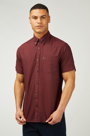 Camisa Casual Oxford, Manga Corta