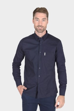 Camisa Casual Oxford Manga Larga