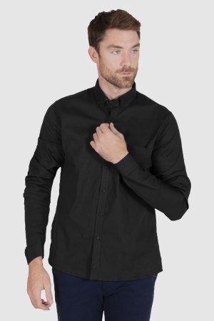 Camisa Casual Oxford Manga Larga