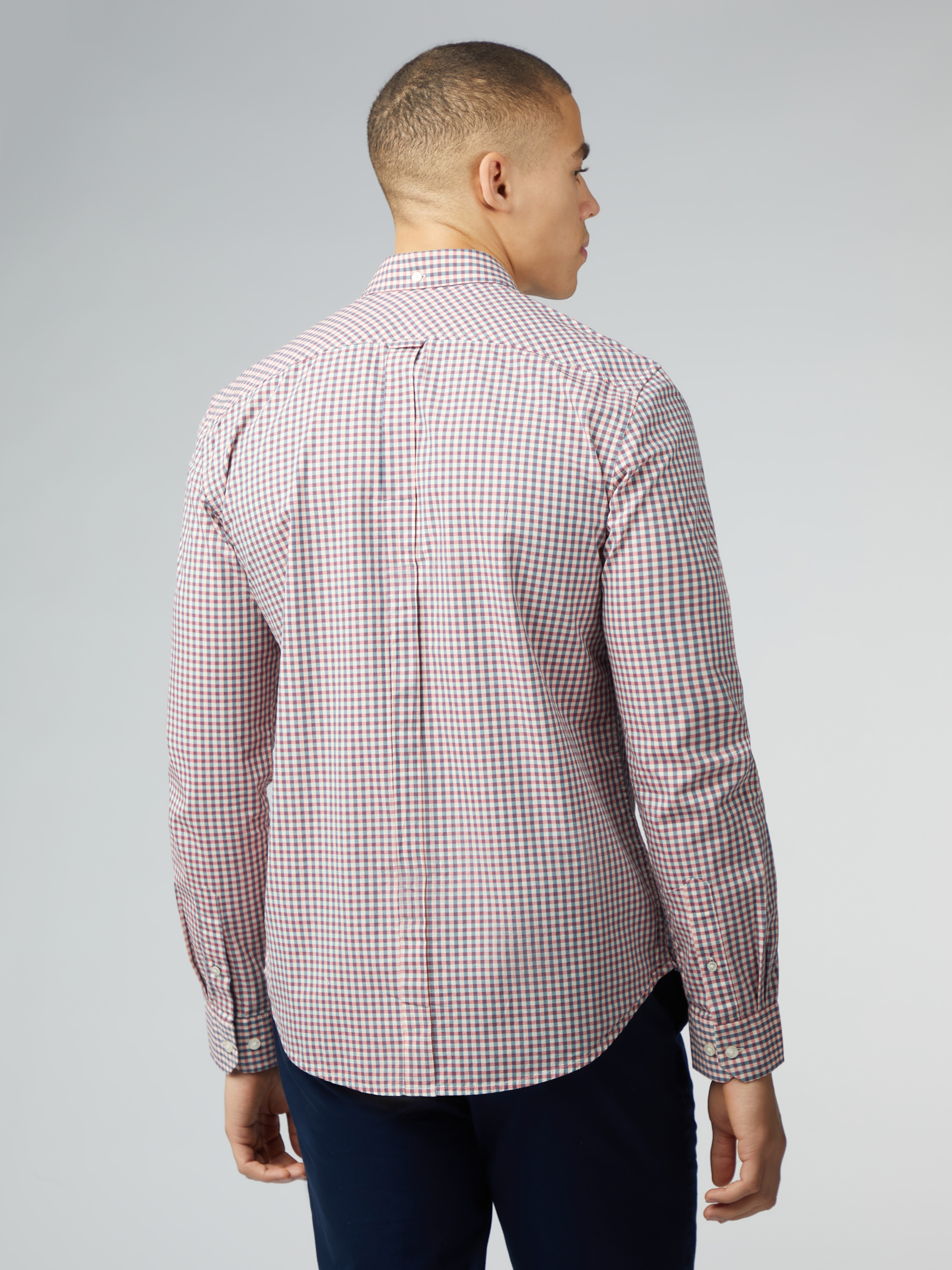 Camisa de Cuadros Gingham Manga Larga - Imagen 3