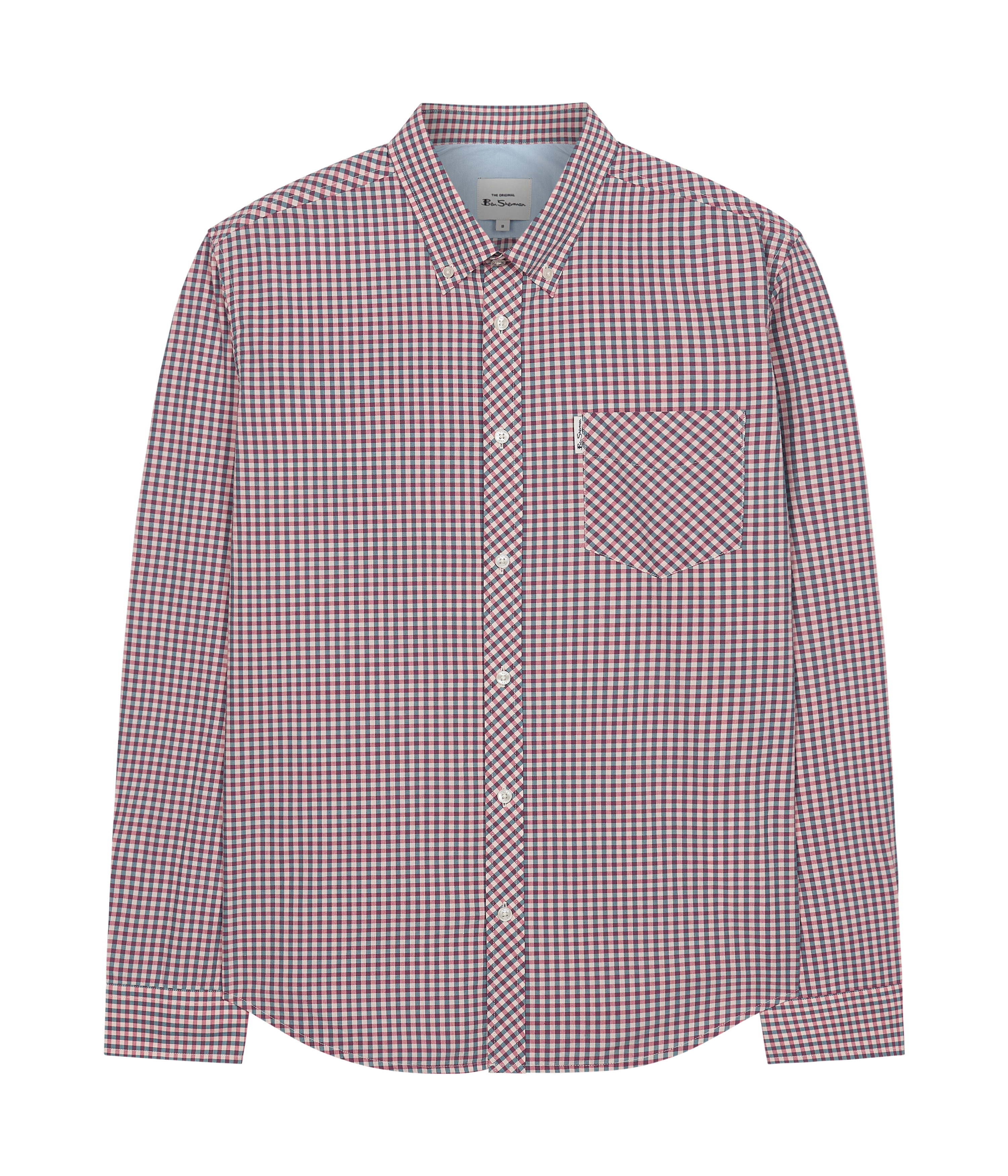 Camisa de Cuadros Gingham Manga Larga - Imagen 4