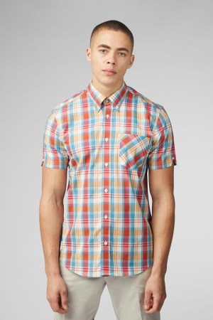 Camisa de Cuadros Vichy Manga Corta