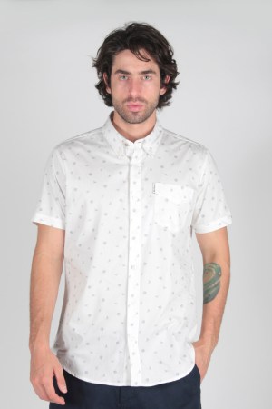 Camisa Estampado Puntaje Manga Corta
