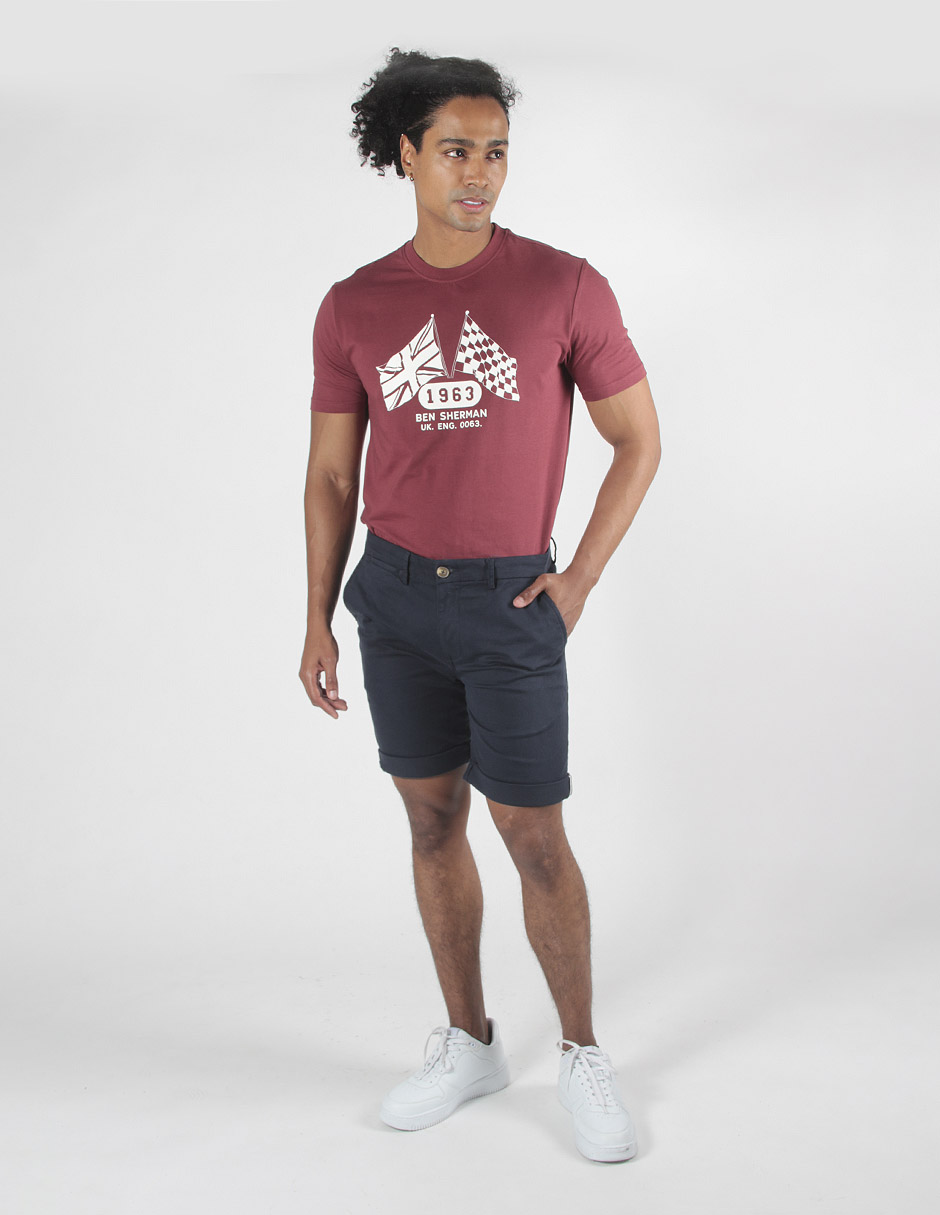 Pantalón Corto Chino Slim Stretch - Imagen 4