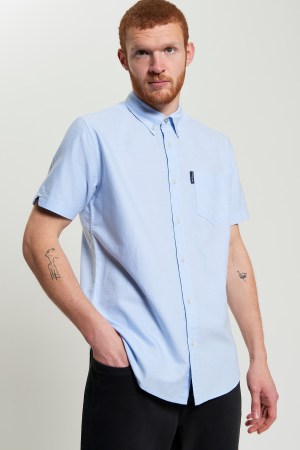 Camisa Casual Oxford, Manga Corta