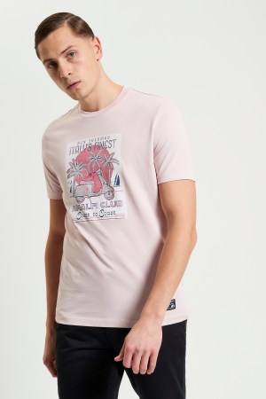 Playera Estampada Holiday Poster