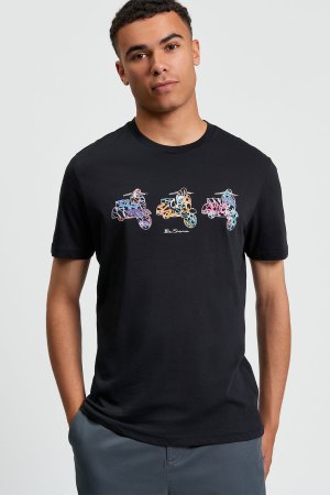 Playera Estampada Scooter Spray