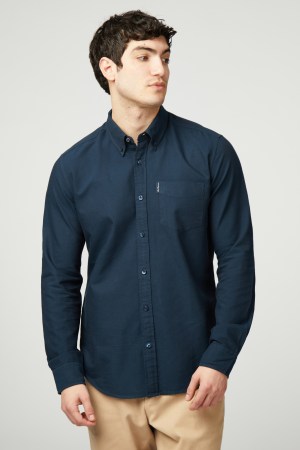 Camisa Casual Oxford Manga Larga