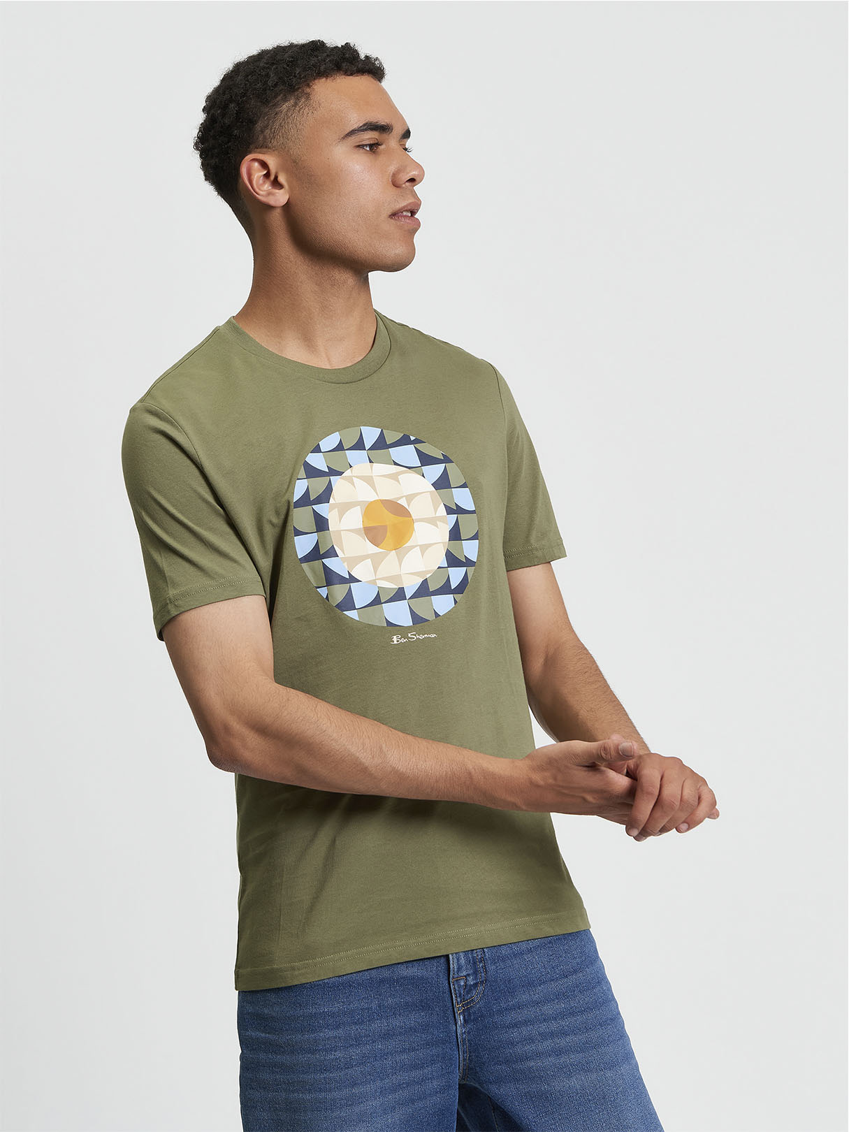 Playera Estampada Geo Target